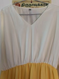 Tiered Colorblock Maxi Dress