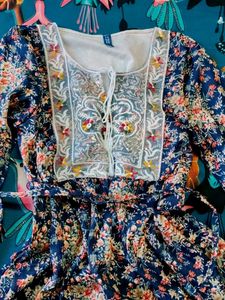 Floral Print Bohemian Dress