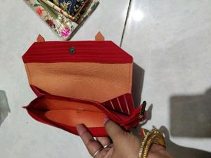Ted Baker London Red Clutch Bag