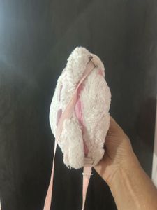 Cute Pink Teddy Bear Crossbody Bag