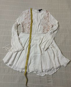 🆕Forever 21 Floral Boho Lace Mini Dress