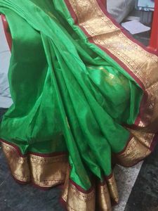Green & Gold Sari
