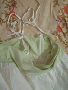 Y2k Cute Ruffle Strap Crop Top