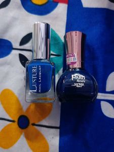 Two Blue Nail Polishes
