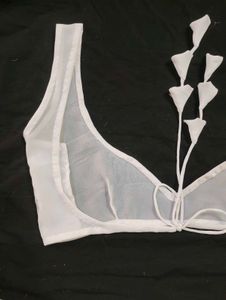 georgette sheer blouse