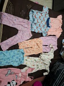 donate 3+5+1 =8 branded Baby Clothes  - Mixed Lot