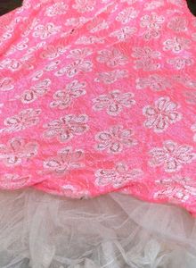 Beautiful Pink Floral Lehenga Choli Set