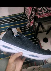 Men's Black Slip-On Casual Shoes