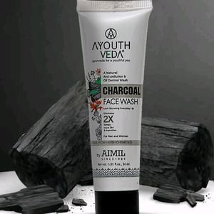 Charcoal Face Wash, Ayouthveda