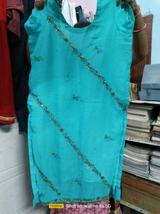 Beautiful Blue Embroidered Kurta