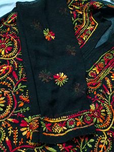 Embroidered Short Chikankari Kurta