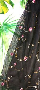 embroidered mess dress with inner