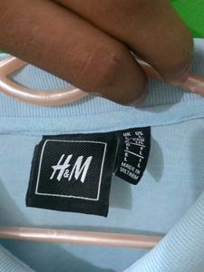 Light Blue H&amp;M Polo Shirt stylish.