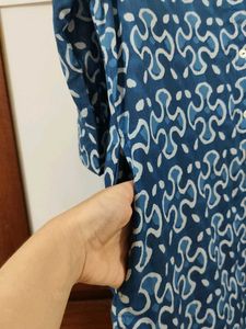 Blue Printed Kurta