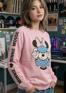 Cute Pink Minnie Mouse Sweatshirt