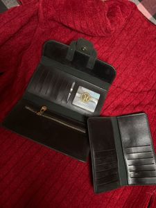Classic Leather Wallet Set