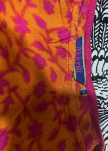 Vibrant Peacock Print dress