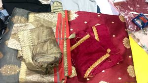 cotton silk saree with blouse so beautiful Sare
