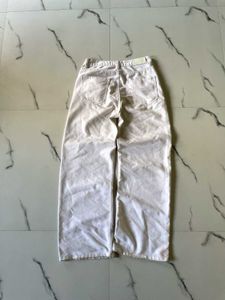 White Wide Leg Jeans