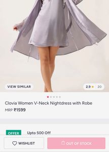 Satin Lace Robe