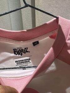 Limited Edition Bratz Pink Lace Crop Set XS