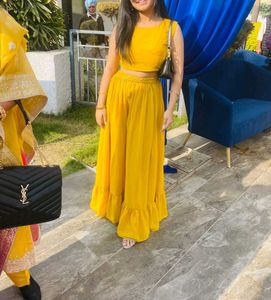 Vibrant Yellow Ethnic Co-ord Set