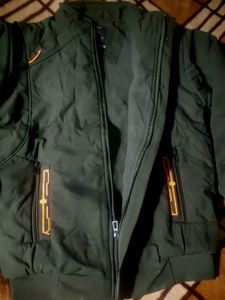 Stylish olive Quilted Jacket