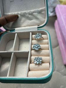 Sparkling Rhinestone Ring Set