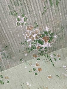 Elegant Mint Green Saree