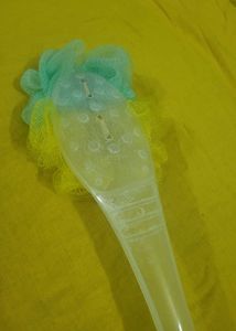 Exfoliating Bath Brush with Long Handle