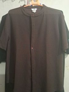 Men's Textured Short Sleeve Shirt
