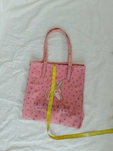 Coach Pink Unicorn Tote Bag