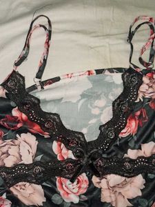 Floral Print Pajama Set