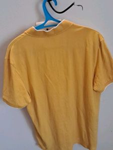 Benetton Yellow Polo Shirt