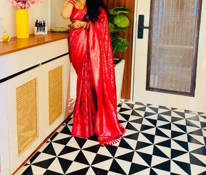 Elegant Pink Kanjeevaram Silk Saree