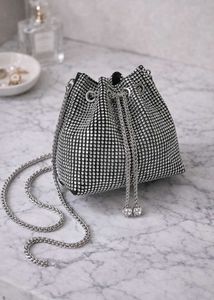 Sparkling Rhinestone Bucket Bag