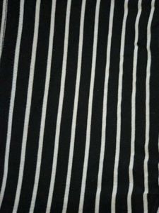 Classic Black &amp; White Striped Tank Top