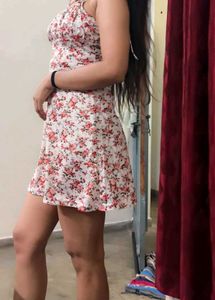 Floral Print Mini Dress