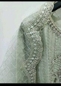 Embellished Mint Green Kurta Set