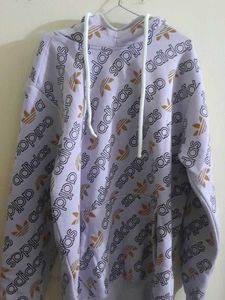Vintage 90%.off Sale Addidas All-Over Print Hoodie