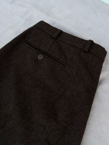 Men's Dark Brown Dress Pants