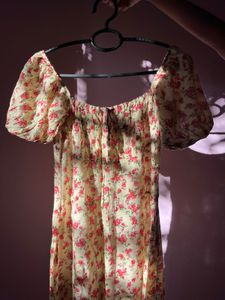 Floral Print Midi Dress