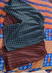 combo of  Plaid Shorts