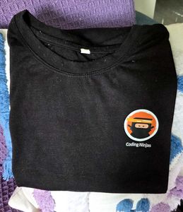 Coding Ninjas black T-Shirt