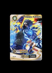 Hatake Kakashi anime trading card