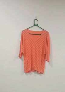 New 🆕 Chic Peach Knit top 👕