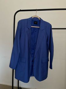 ALIX COBALT BLUE OVERSIZED BLAZER
