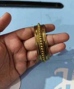 Gold Toned Stackable Bangles