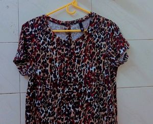 Trending Tiger Print Cute Top
