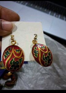 ask b4 buying Sparkling Brown Stone Drop Earri